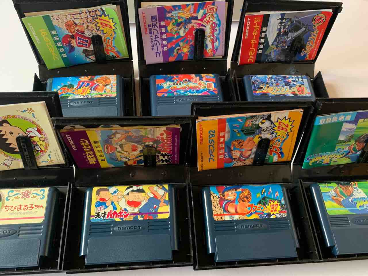 ナムコ ファミコンハードケースを“ほぼ”コンプ！合計金額は○万