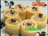 もやしの薄焼き卵巻き