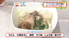 簡単サバ缶レシピ 【ひっぱりうどん】