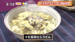 いも床卵とじうどん