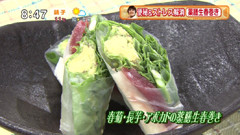 オアシズ 光浦靖子さんとKa・ku・Raの代表 井村真沙子さん 便秘&ストレス解消 薬膳生春巻き