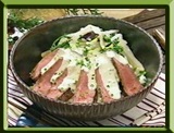 マツケンレシピ マツケン流 ステーキ丼