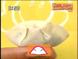 ひだを2つ作る