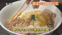 自家製麺 ほうきぼし 【おうちでオクラ納豆まぜ麺】
