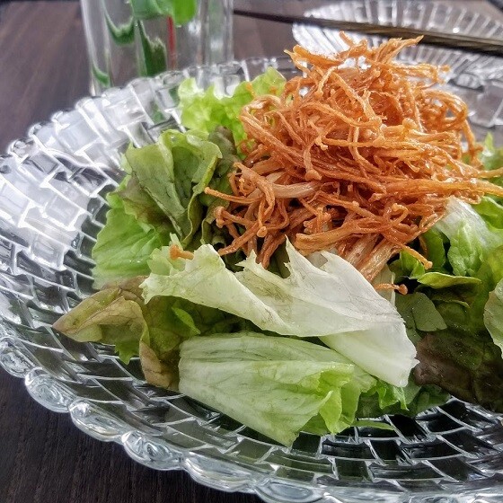 ダイエットにオススメ レシピ カリカリえのきの梅サラダ 週末だけ本気ごはん ー作り置きー のblog ダイエットにオススメ レシピ カリカリえのきの梅サラダ 週末だけ本気ごはん ー作り置きー のblog