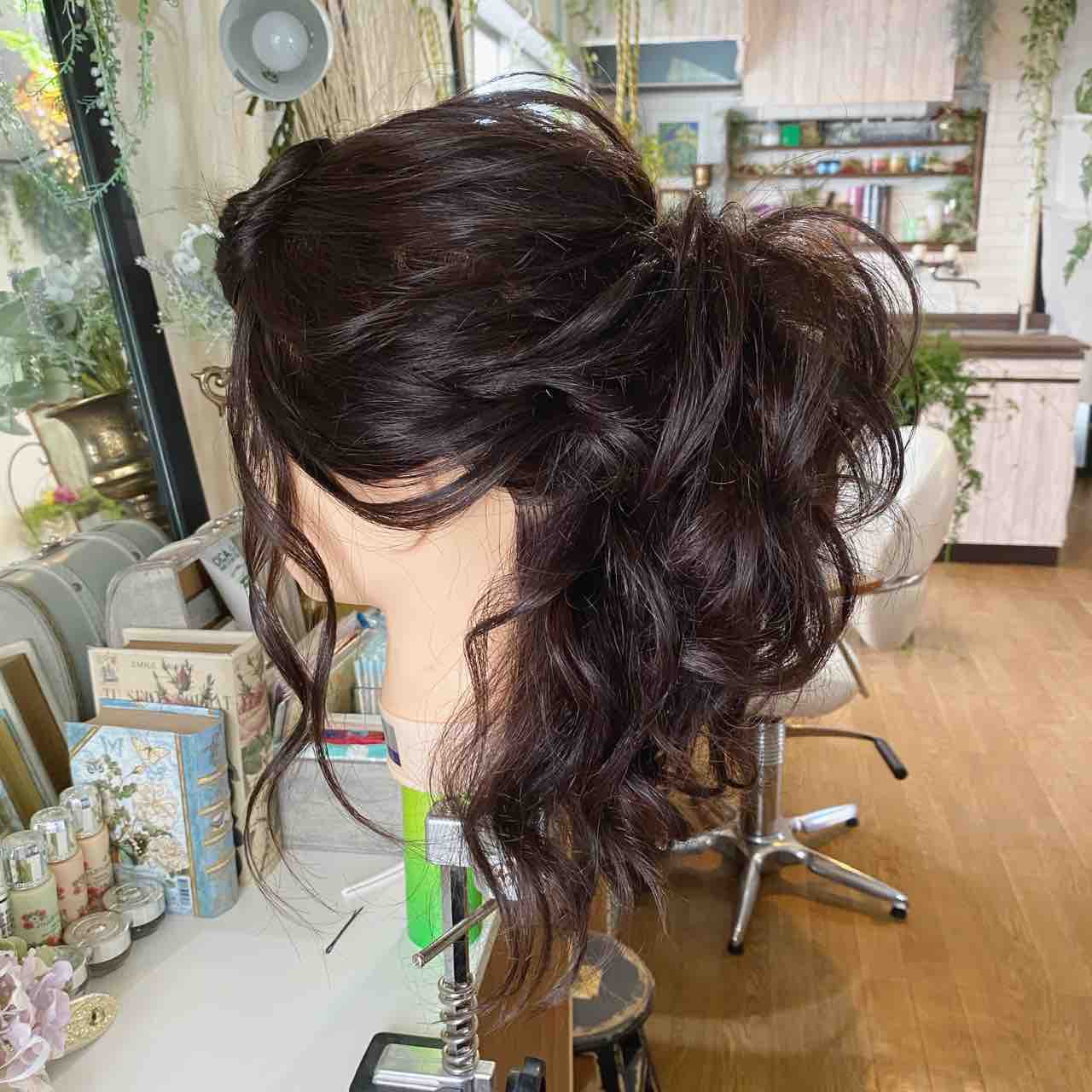 セミロングさんでも長さ出しok ヘアセット ヘアメイクのご相談はcobacoにお任せください 北千住cobacoからのbeauty Guidance 北千住で1番可愛いヘアセット ヘアメイク 着物着付けのご相談はお気軽に