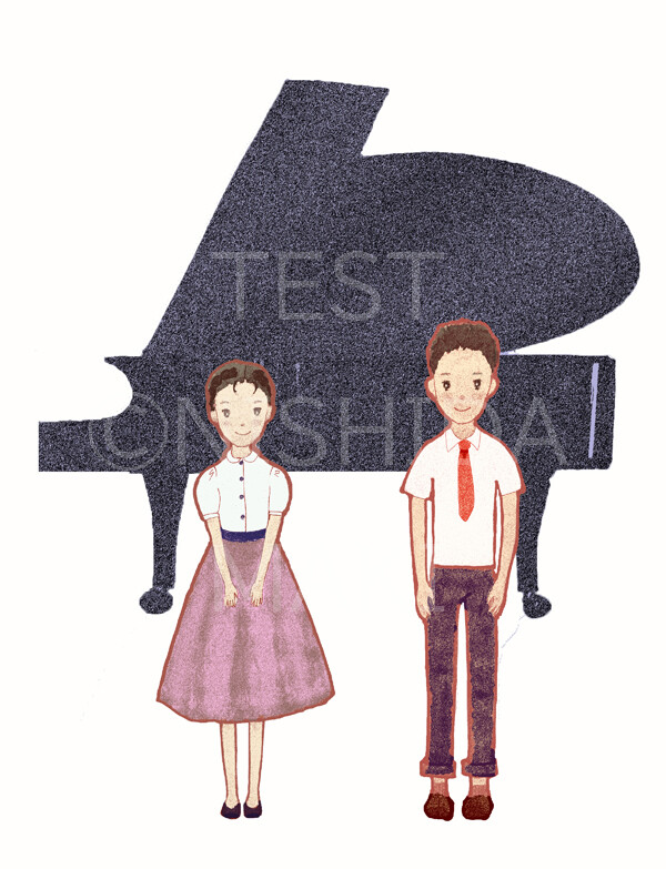 ピアノ発表会 イラスト案 Makimakipage