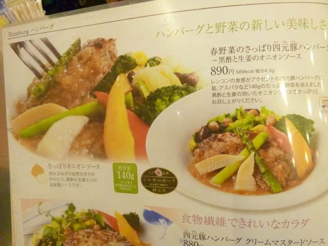 M Blog Sun デニーズ 春野菜のさっぱり四元豚ハンバーグ Livedoor Blog ブログ