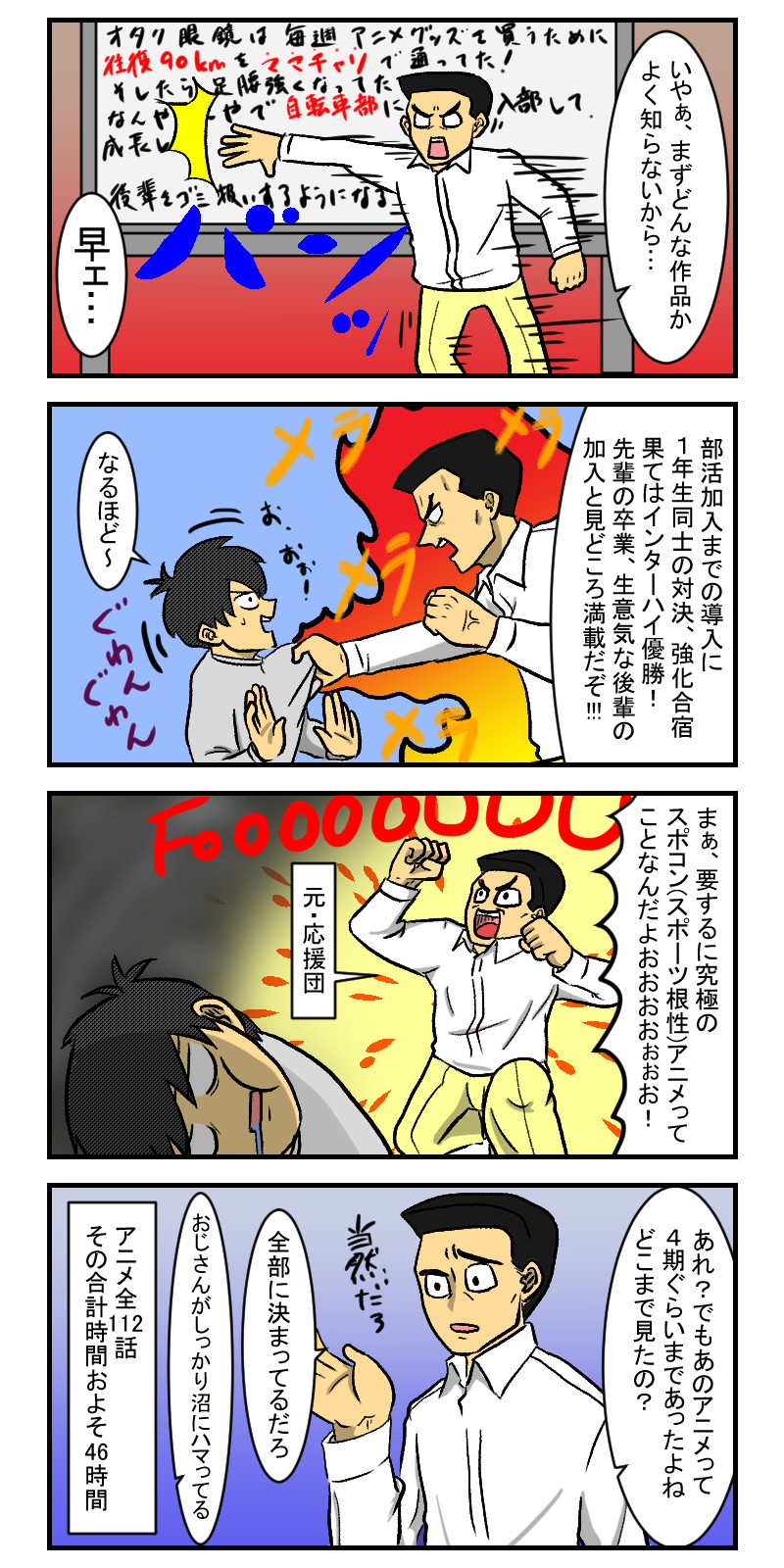 その53 弱虫ペダル にハマった父親 まきの茶菓名のぐうたら日和 その53 弱虫ペダル にハマった父親 まきの茶菓名のぐうたら日和