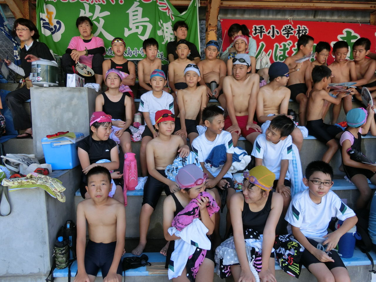 女子 水泳 六年生 ４、５、６年生代表 市内小学校水泳大会（７月２５日） : 牧ブロ