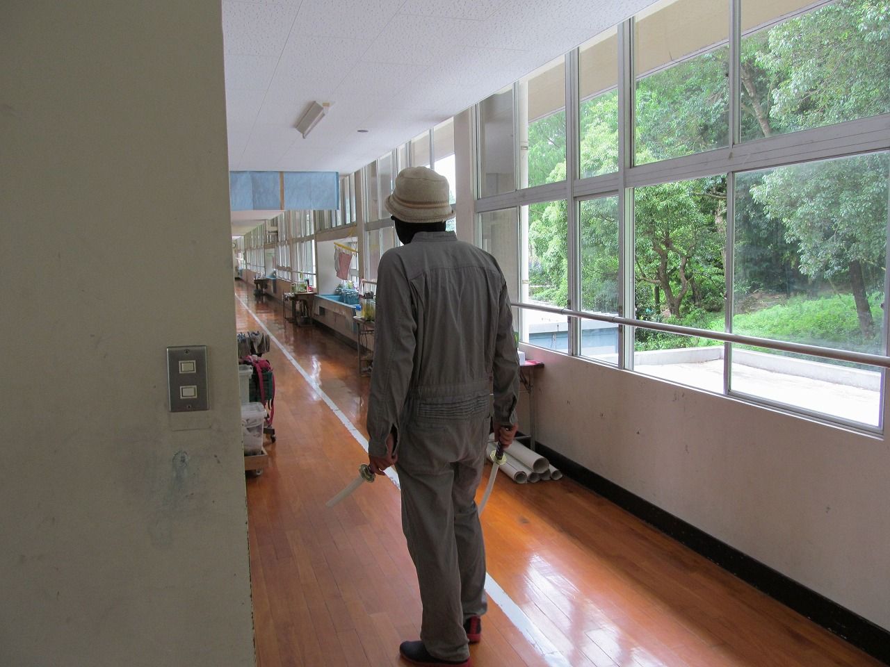 不審者対応避難訓練 牧ブロ