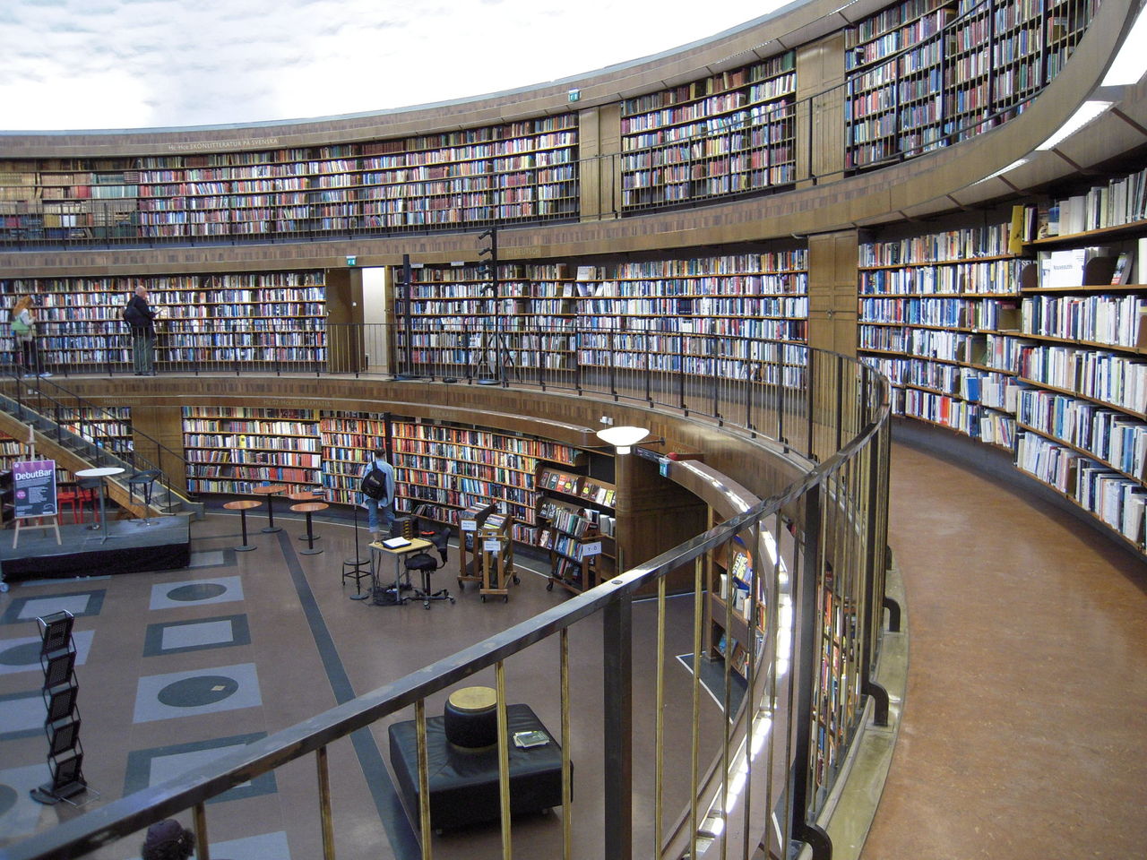 ストックホルム市立図書館 がんばります Inストックホルム