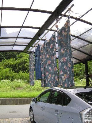 昇降式物干し 薪割りライフ