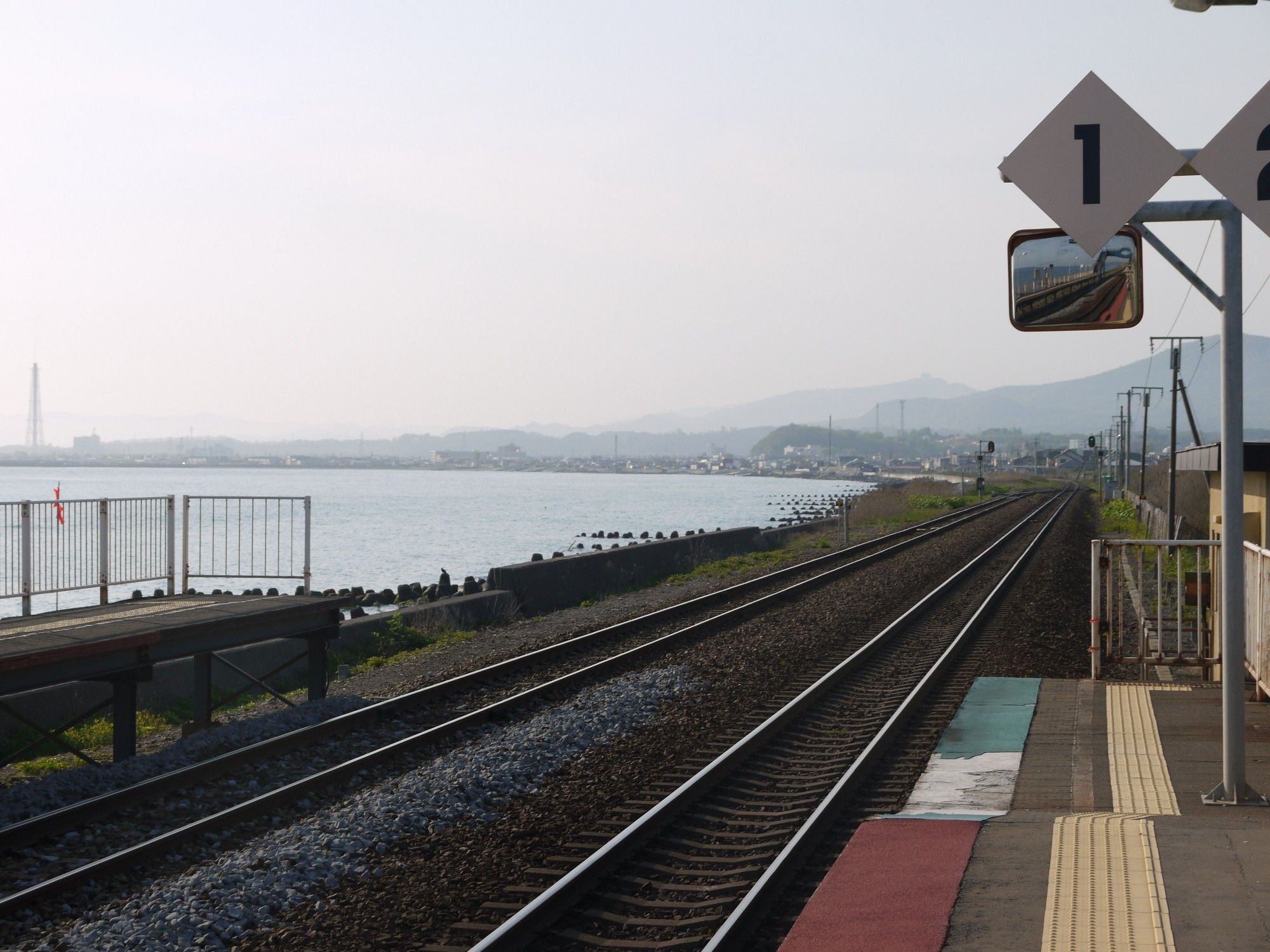 14年道南の旅 北舟岡駅 撮り鉄が集まる海が迫った絶景駅 北海道ひとり旅 憧れの大地へ 旅のブログ