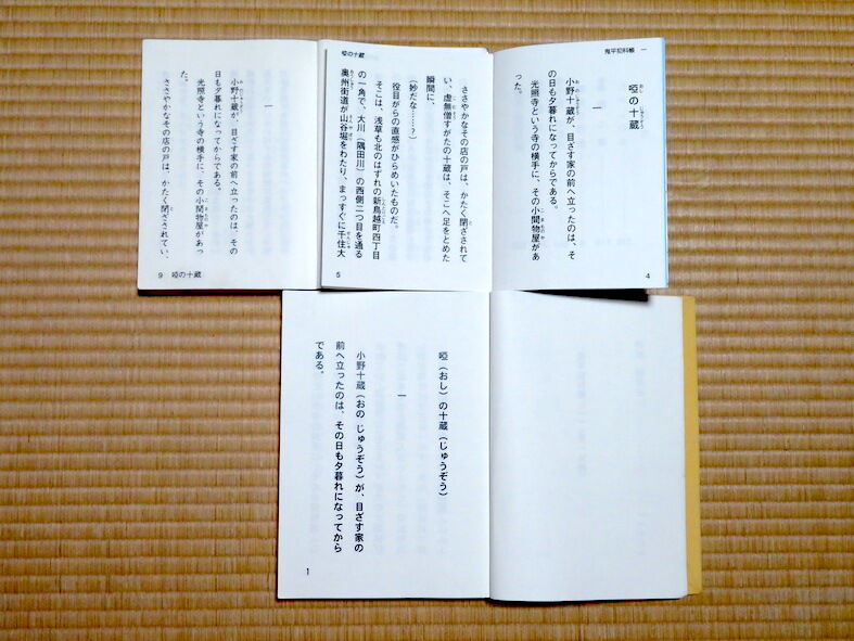 大活字本って知りませんでした 5304 埼玉考現学