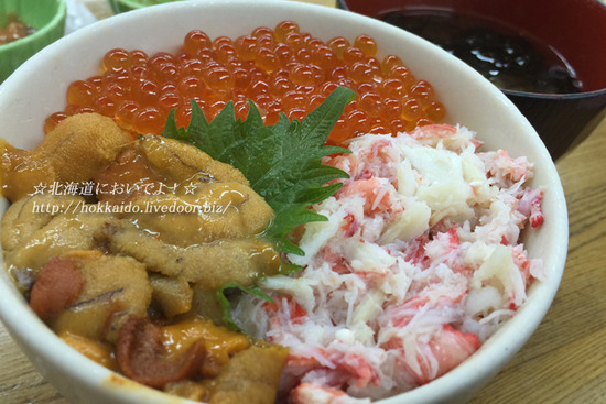函館朝市 栄屋の3色丼