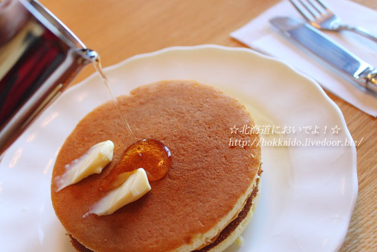 カフェ フルールのホットケーキセット