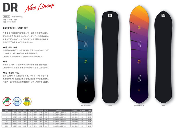 スノーボード 2024-25 BC STREAM DR55W スノーボード 2024-25 BC STREAM DR55W 2024-25 BC STREAM DR55W