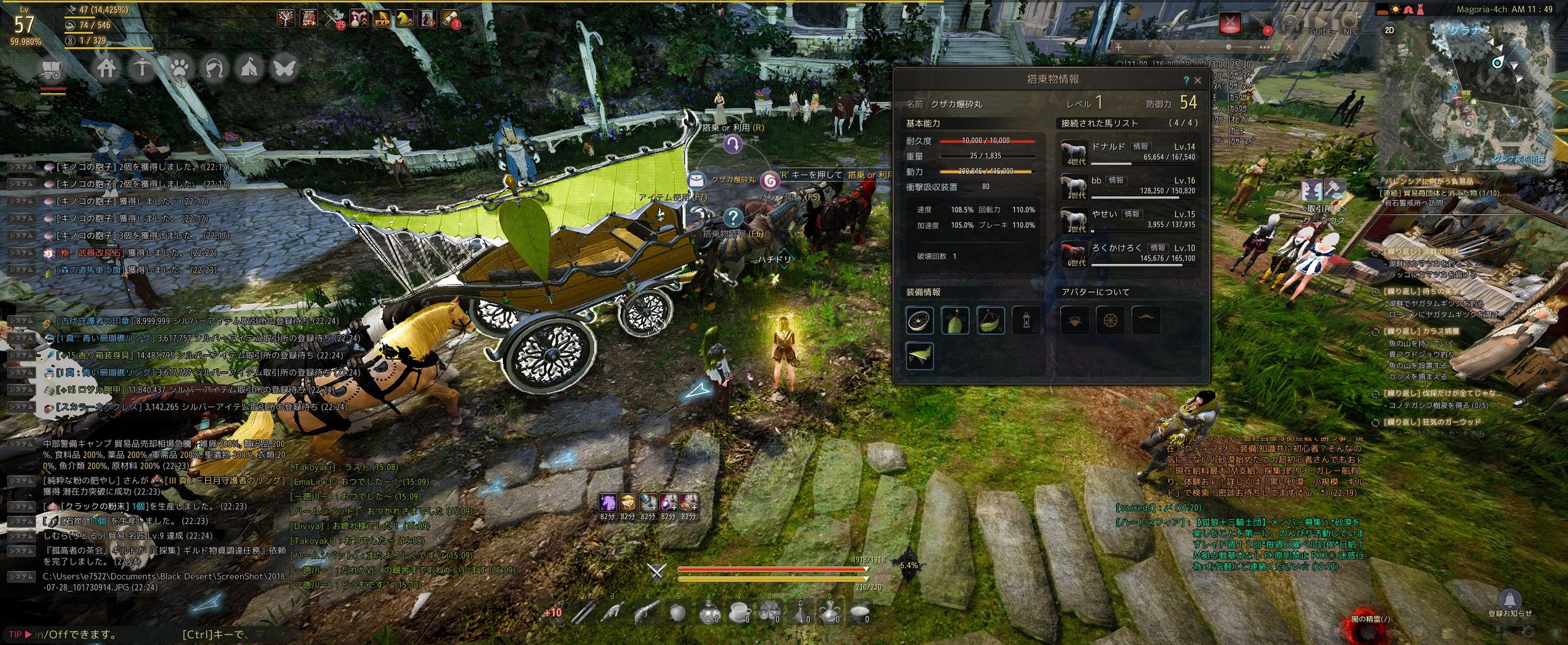 黒い砂漠プレイ195日目の記録 Mallow S ゲーム日記 更新停止