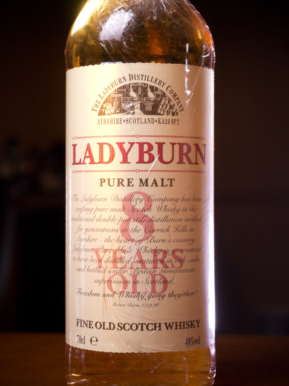 レディーバーン8年(オフィシャル) レディバーン LADYBURN 8年 8y 40% 70cl : モルトバーサウス