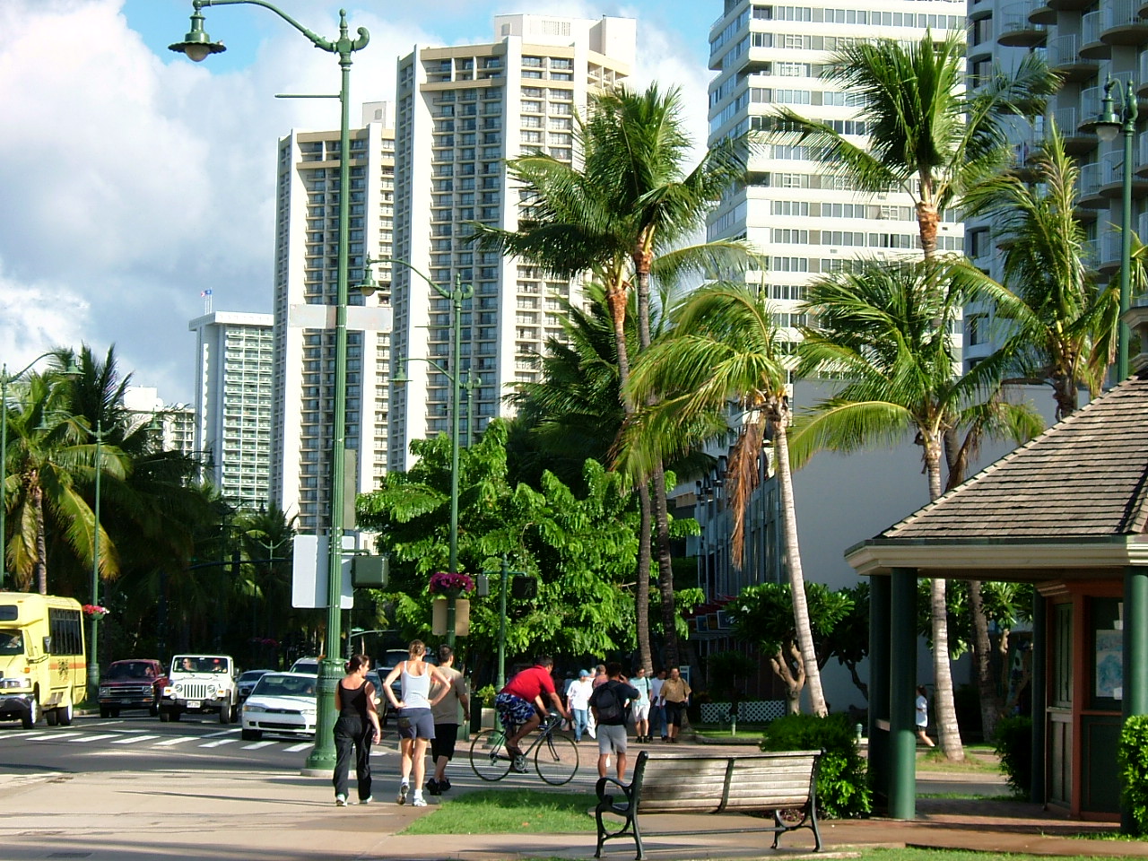 ハワイ ワイキキ 風景 The Ocean Club