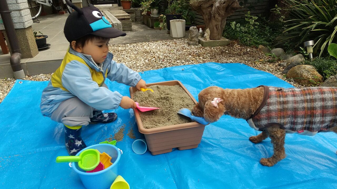 簡単お家砂場作りのご紹介 豊田市の親子教室 ママだっこ とよた