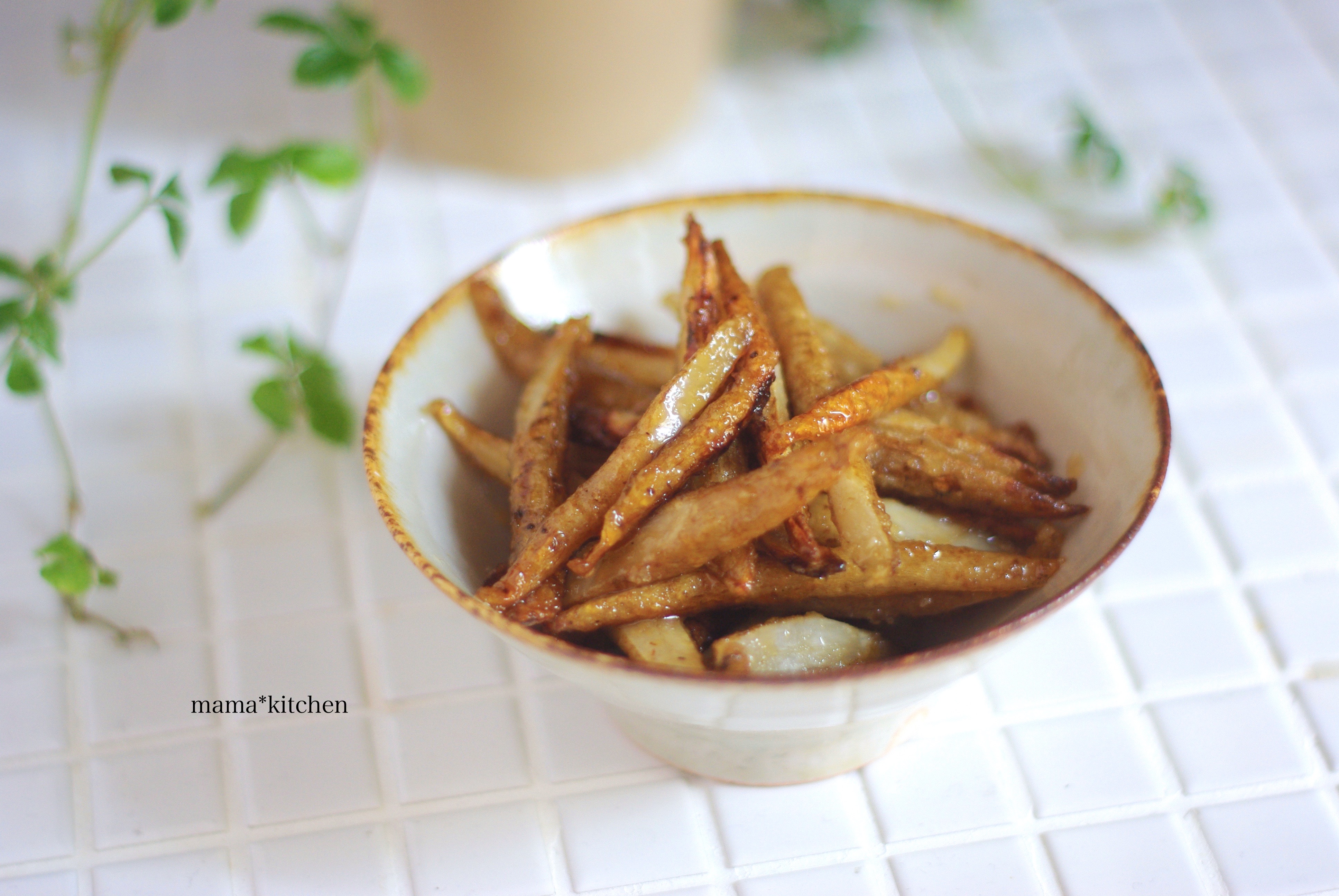 ゴボウが好きになる ゴボウの甘酢揚げ 電車の中で話しかけられた Mama Kitchen Powered By ライブドアブログ