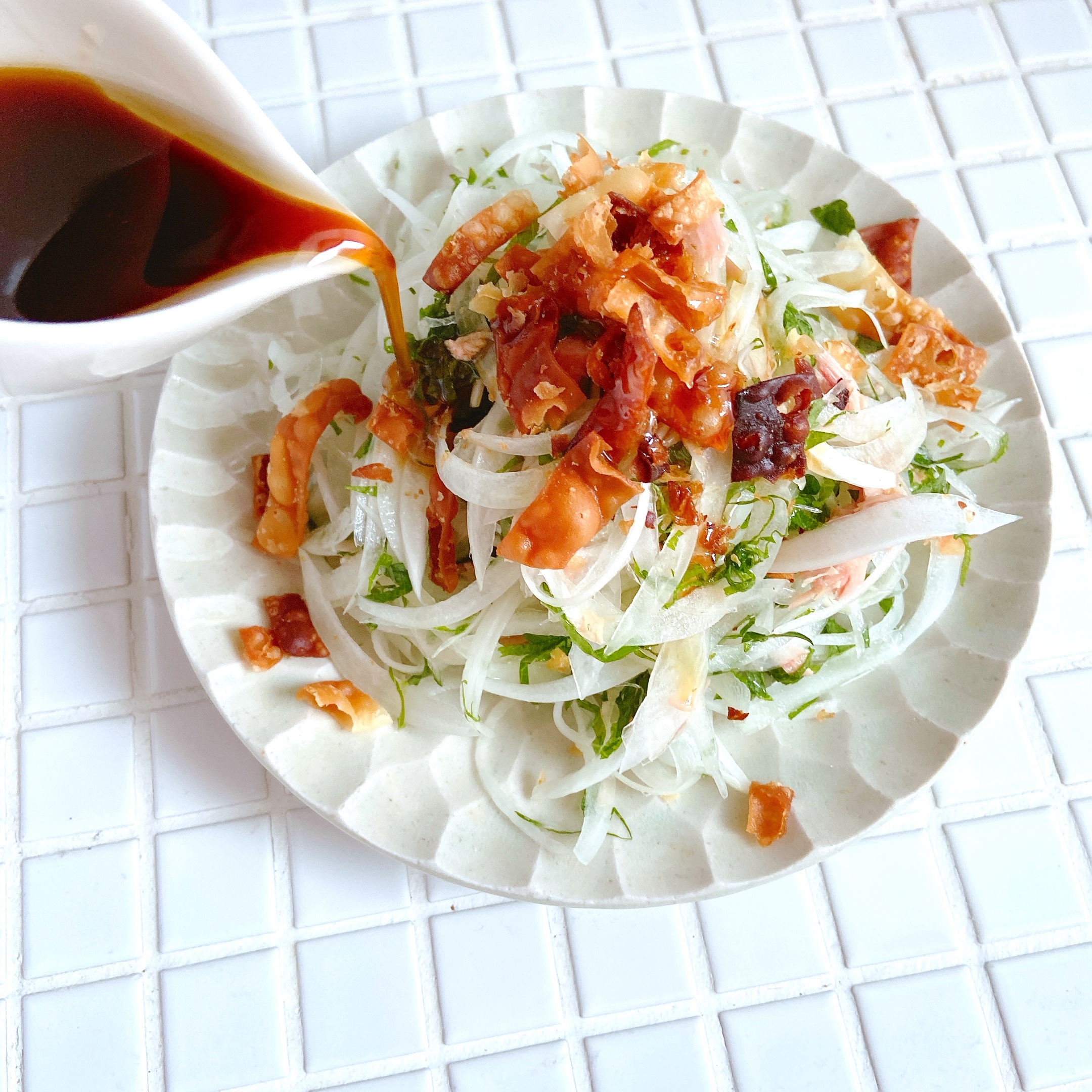 新玉ねぎのめちゃ美味しい食べ方 居酒屋風 新玉ねぎのサラダ Mama Kitchen Powered By ライブドアブログ