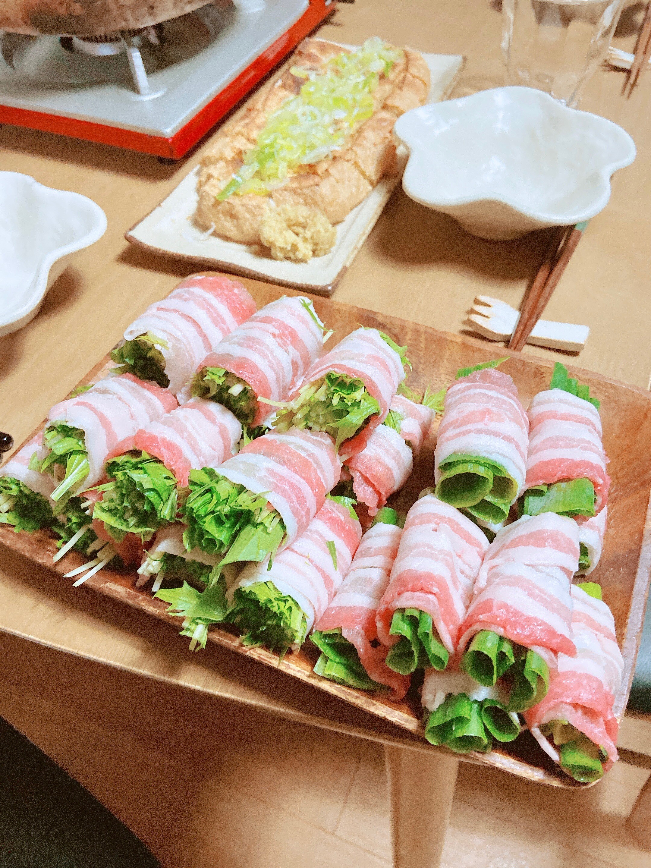 肉巻き野菜で 豆乳鍋のお夕飯 Mama Kitchen Powered By ライブドアブログ