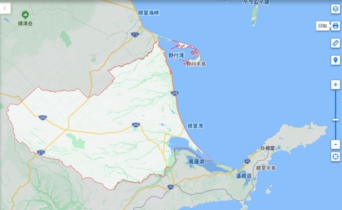 別海町地図