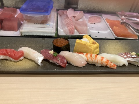 半年振りの寿司