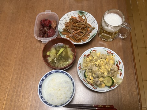 夕食