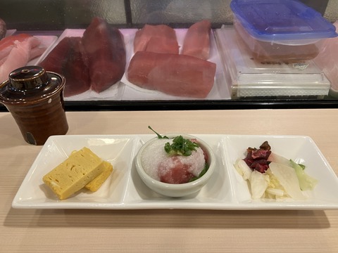 寿司お通し