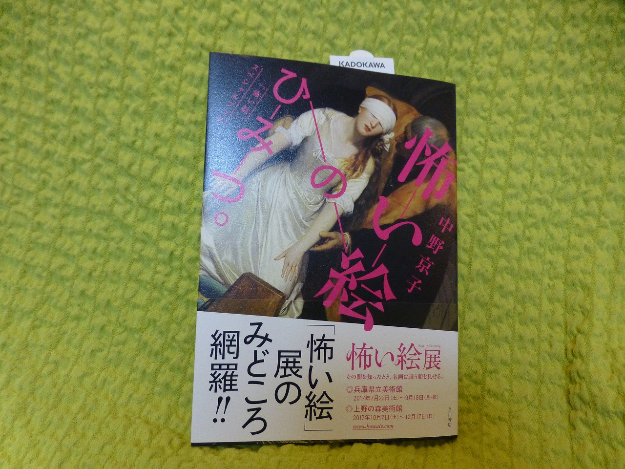 怖い絵展　会場限定布製ブックカバー　上野の森美術館 怖い絵展 会場限定布製ブックカバー 上野の森美術館 - メルカリ