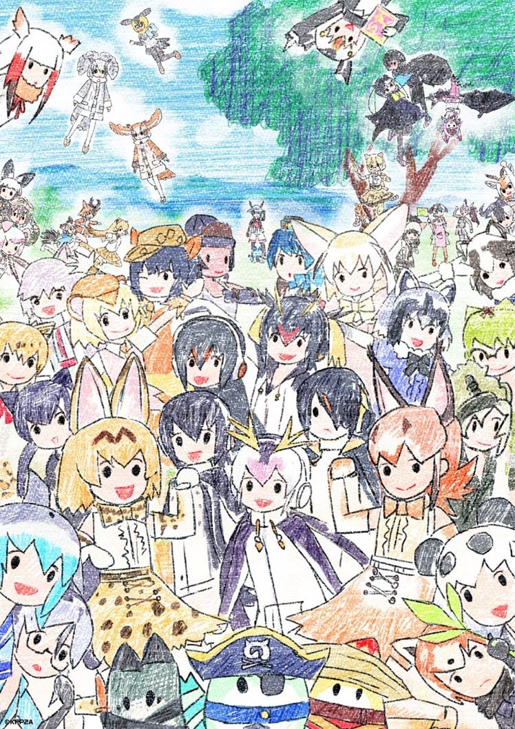 悲報 けものフレンズ2公式がかばんさんだけワザと孤立させる集合イラストを公開 まとまってる君