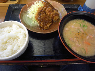 豚汁定食@かつや