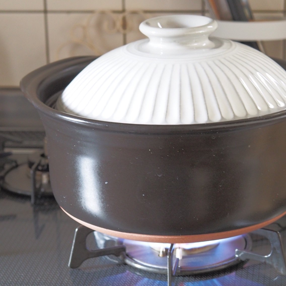 ごはん炊き専用土鍋 萬古焼 銀峯陶器でごはんを炊いてみました 