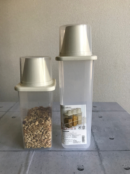 ダイソーの「穀物保管容器」