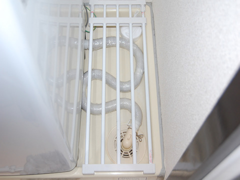 洗濯排水口の掃除
