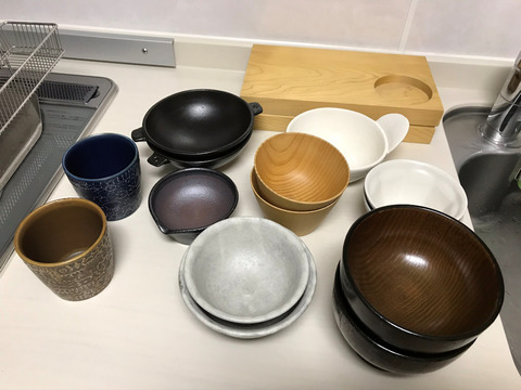 モノと収納の見直しキッチン食器棚