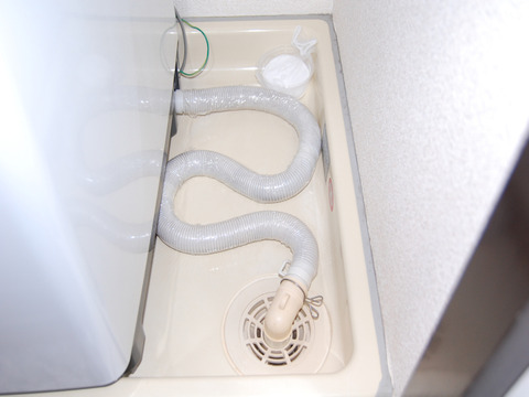 洗濯排水口の掃除