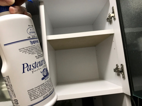 モノと収納の見直しキッチン食器棚