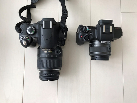 ミラーレスカメラに買い替え