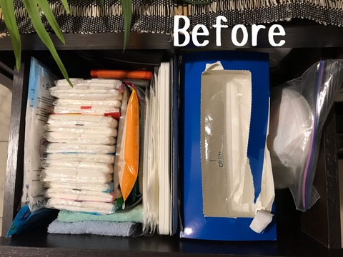 セリアの「フタがとまるケース」