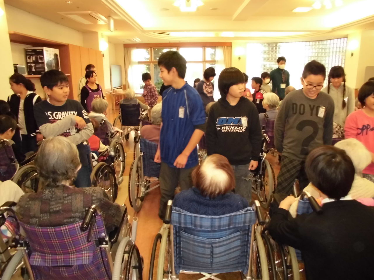 大豆島小学校交流会 特別養護老人ホームフランセーズ悠blog