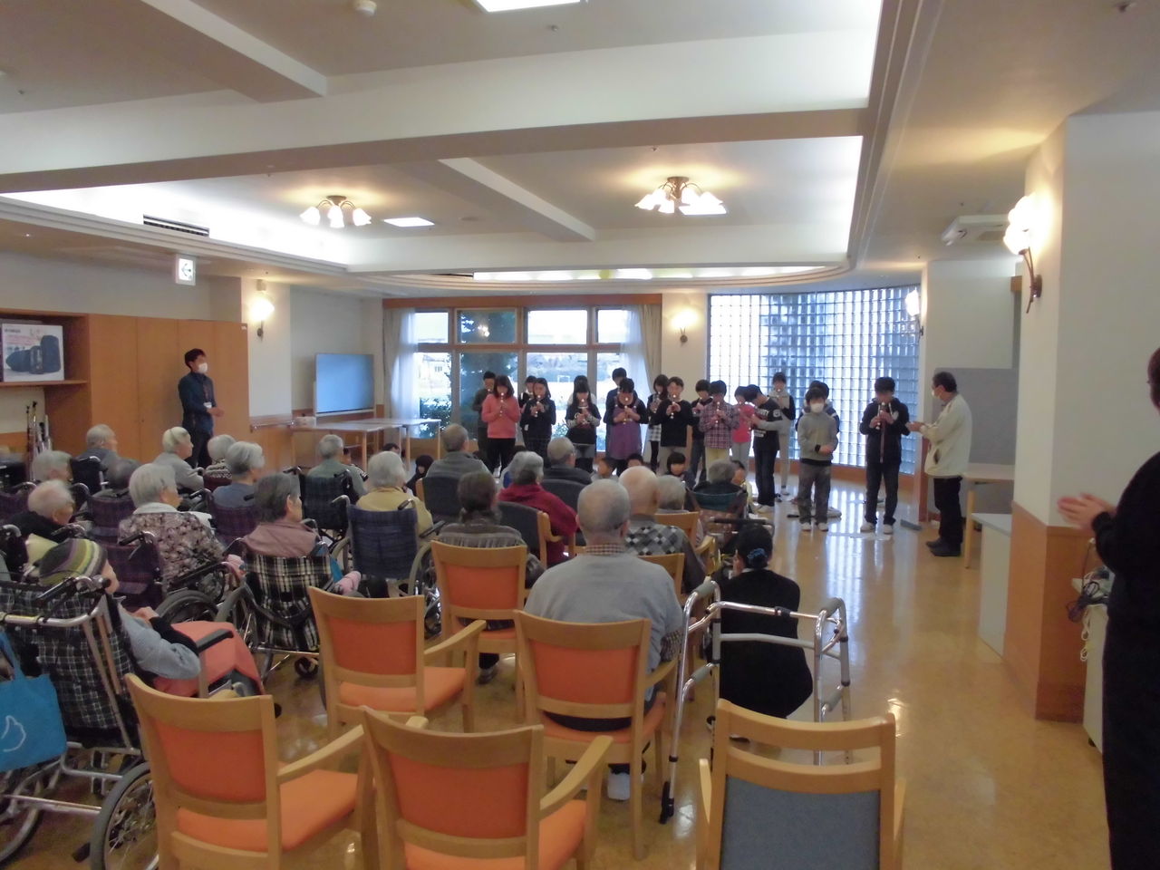大豆島小学校交流会 特別養護老人ホームフランセーズ悠blog