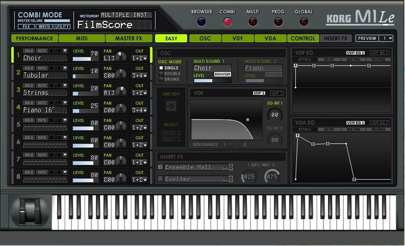 KORG M1 le /UVI Digital Synsations M1 ピアノ聴き比べ！ : 社会人