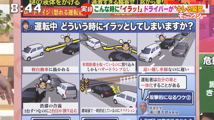 【画像】運転中に「イラッ」とする瞬間　お前らはいくつ該当した？