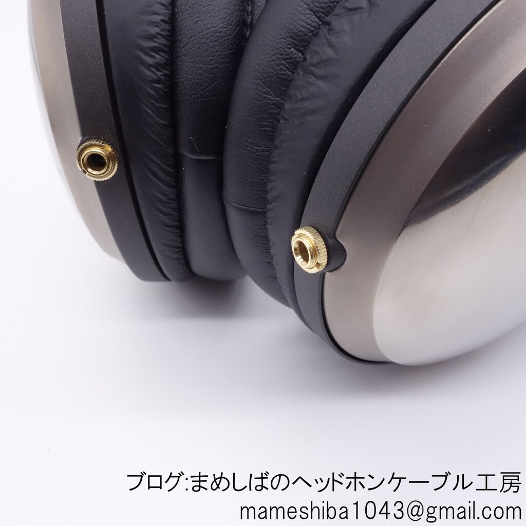 ATH-A2000Z 3.5mm左右出し着脱化 純正ケーブル バランス化 ATH-A2000Z 3.5mm左右出し着脱化 純正ケーブル バランス化