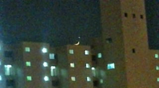 月と金星がきれい